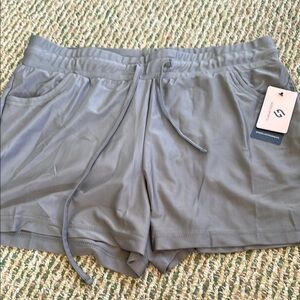 Amazon NWT Women's Gray Athletic Shorts